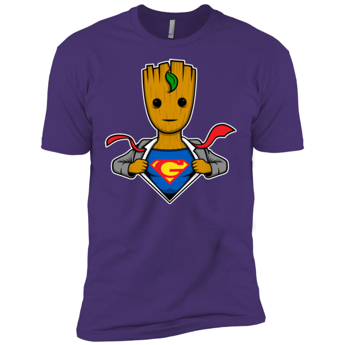 T-Shirts Purple / X-Small Supergroot Men's Premium T-Shirt