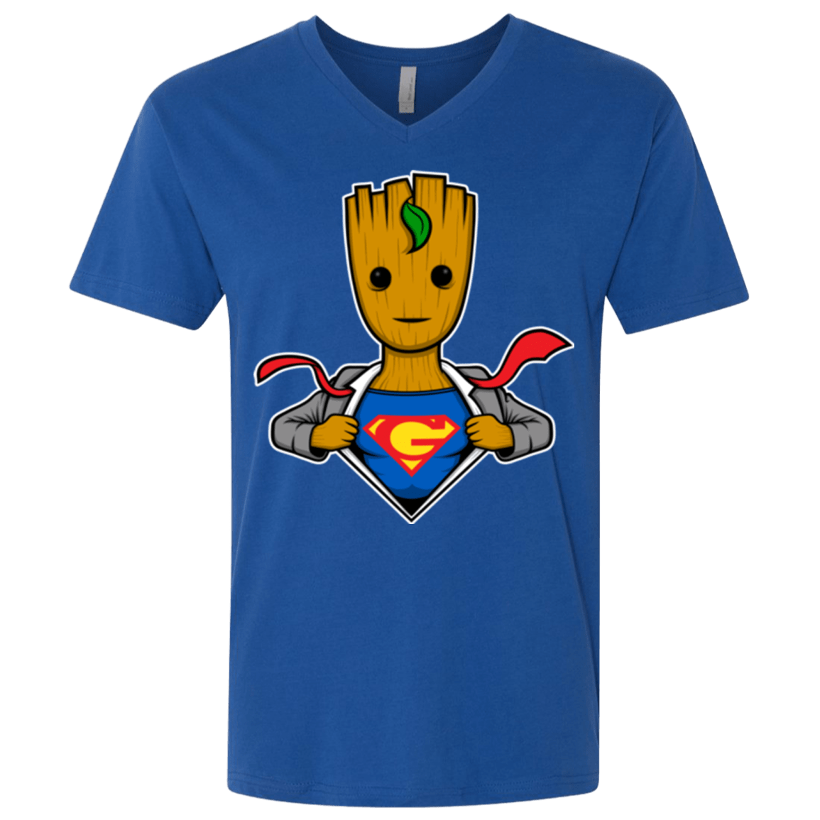 T-Shirts Royal / X-Small Supergroot Men's Premium V-Neck