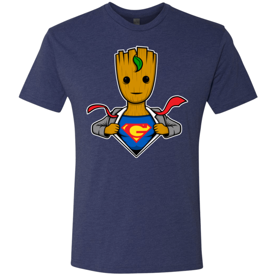 T-Shirts Vintage Navy / Small Supergroot Men's Triblend T-Shirt