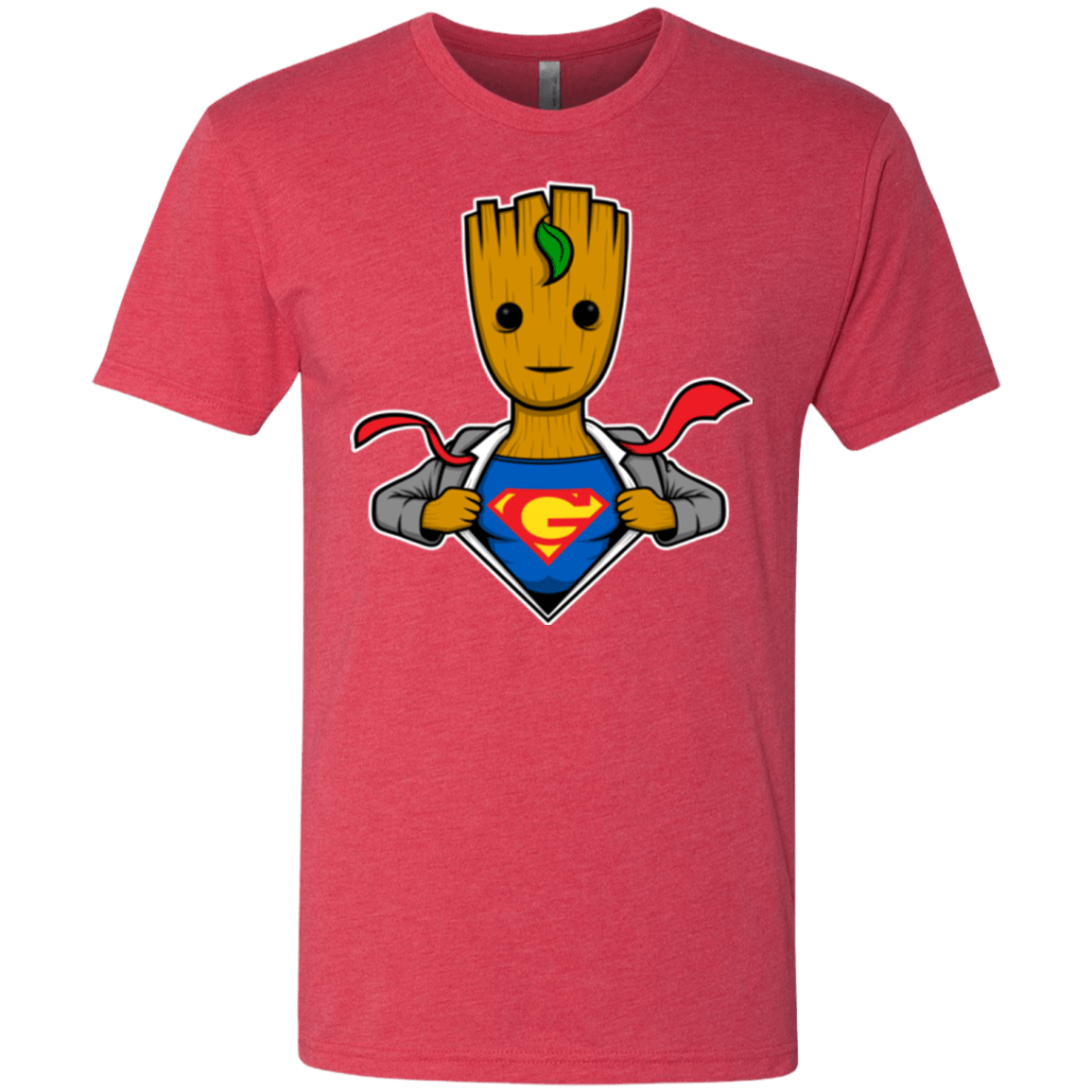 T-Shirts Vintage Red / Small Supergroot Men's Triblend T-Shirt