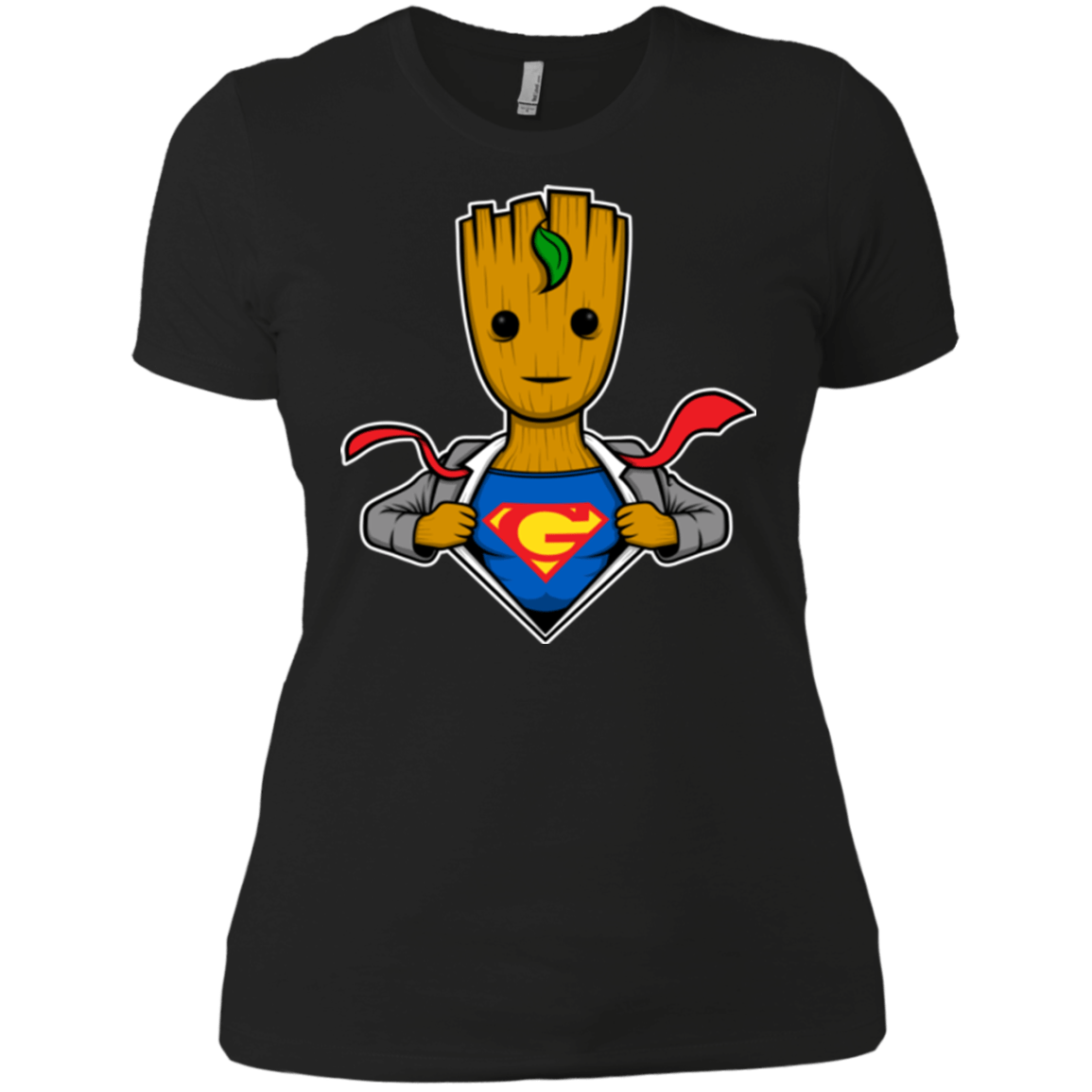 T-Shirts Black / X-Small Supergroot Women's Premium T-Shirt