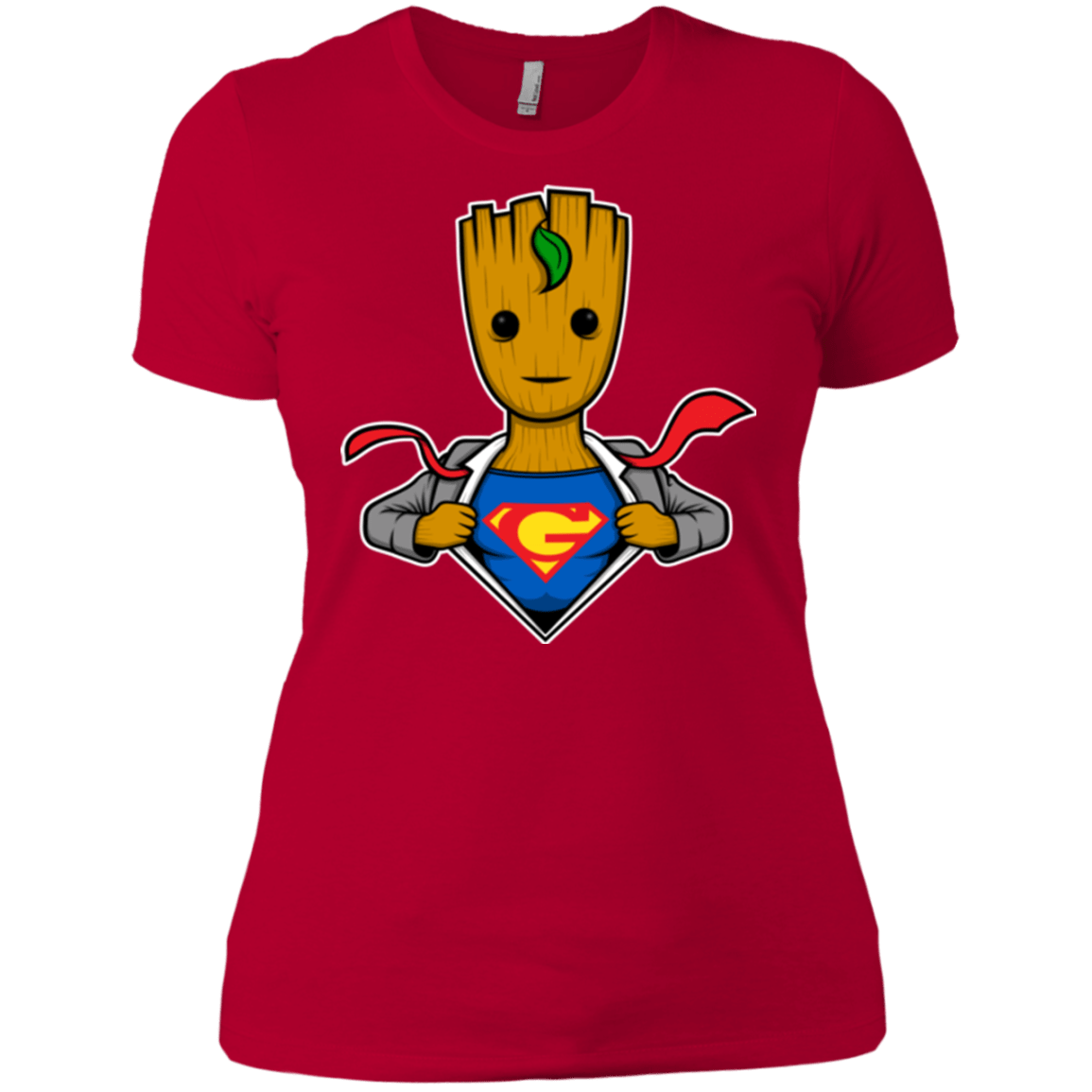 T-Shirts Red / X-Small Supergroot Women's Premium T-Shirt