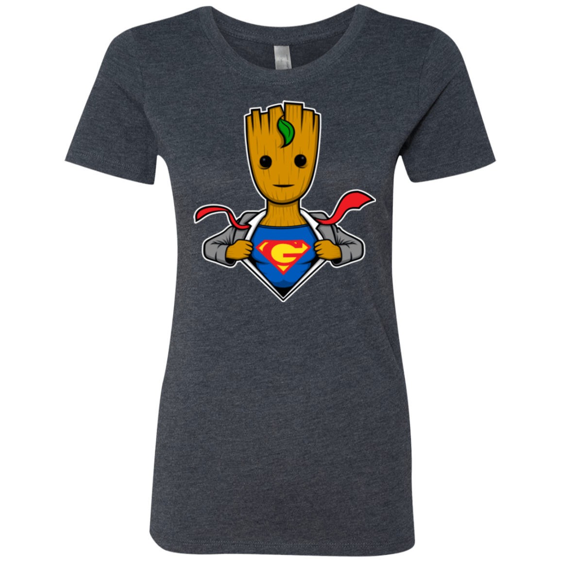 T-Shirts Vintage Navy / Small Supergroot Women's Triblend T-Shirt