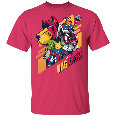 T-Shirts Heliconia / S Superhero Dogs T-Shirt