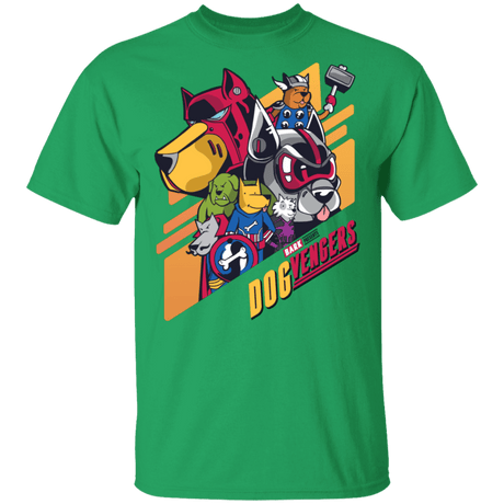 T-Shirts Irish Green / S Superhero Dogs T-Shirt