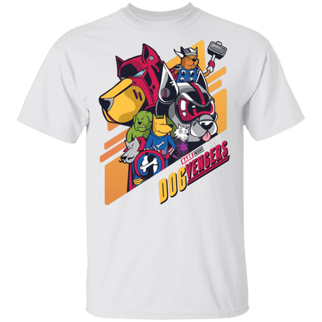 T-Shirts White / S Superhero Dogs T-Shirt