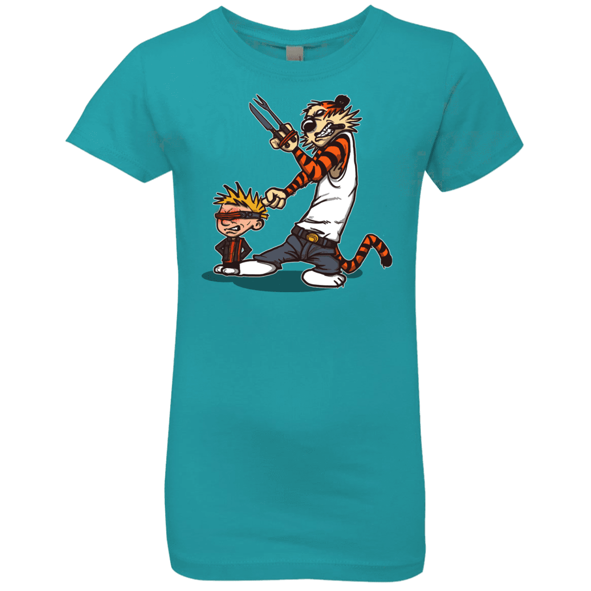 T-Shirts Tahiti Blue / YXS Superhero Team Girls Premium T-Shirt