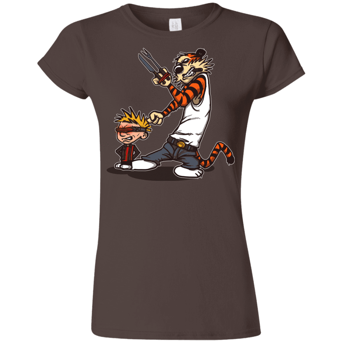 T-Shirts Dark Chocolate / S Superhero Team Junior Slimmer-Fit T-Shirt