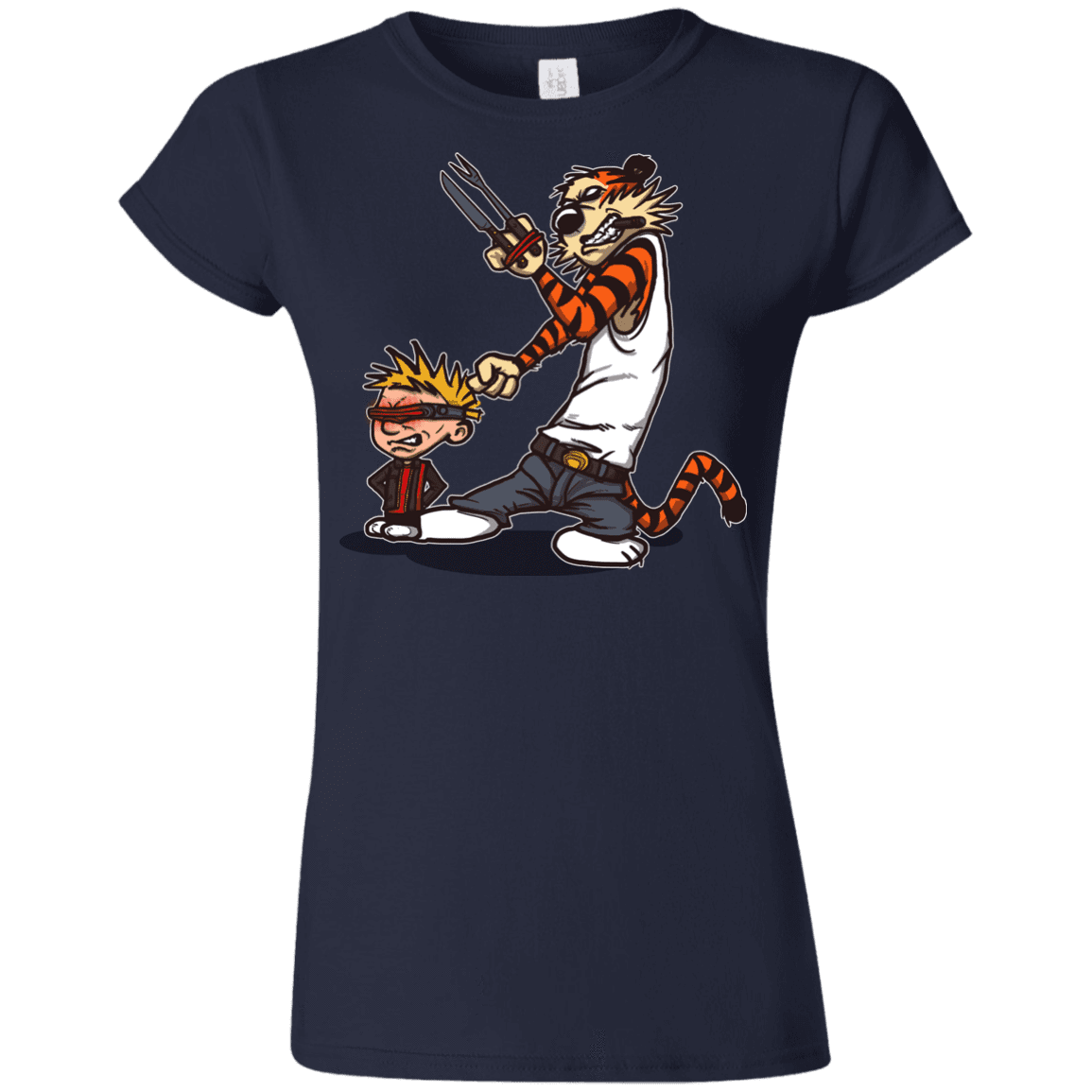 T-Shirts Navy / S Superhero Team Junior Slimmer-Fit T-Shirt