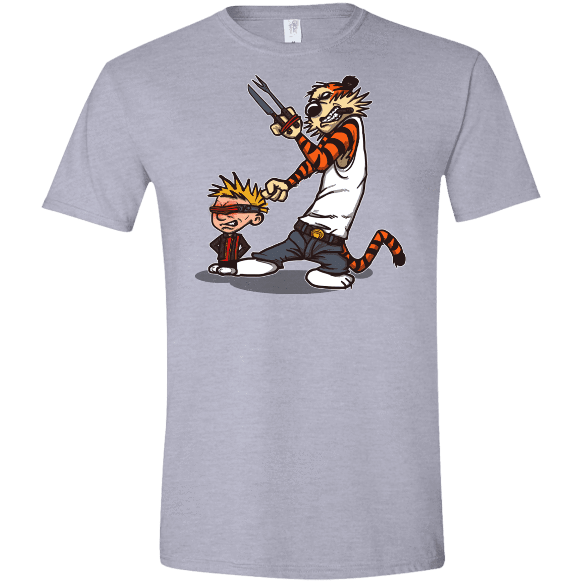 T-Shirts Sport Grey / X-Small Superhero Team Men's Semi-Fitted Softstyle