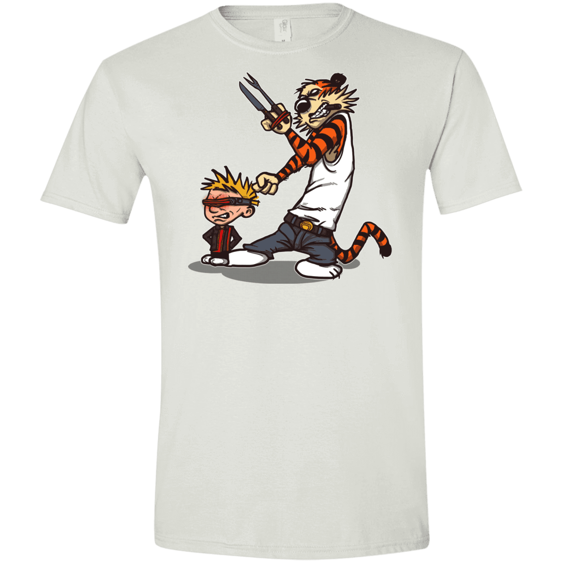 T-Shirts White / X-Small Superhero Team Men's Semi-Fitted Softstyle