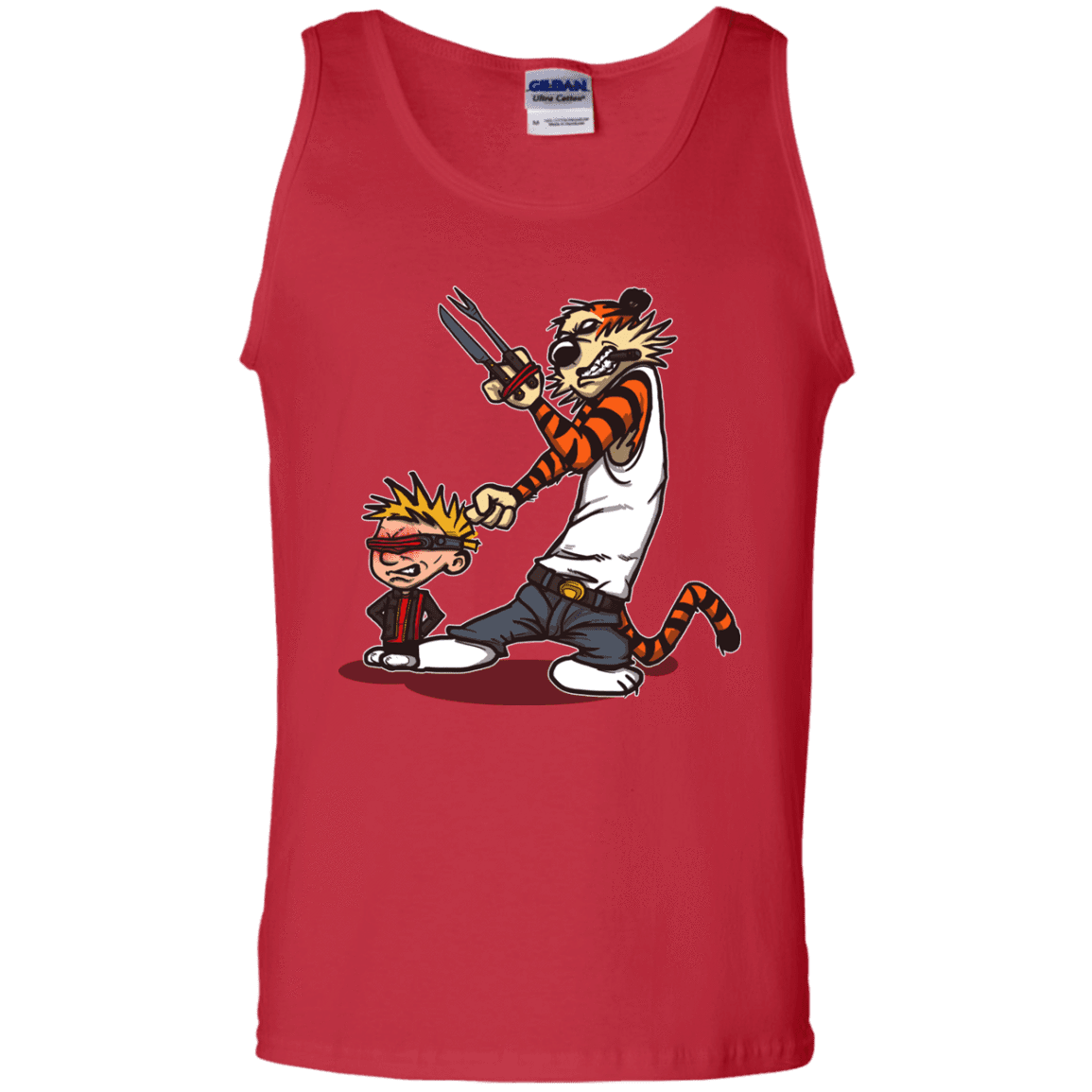 T-Shirts Red / S Superhero Team Men's Tank Top