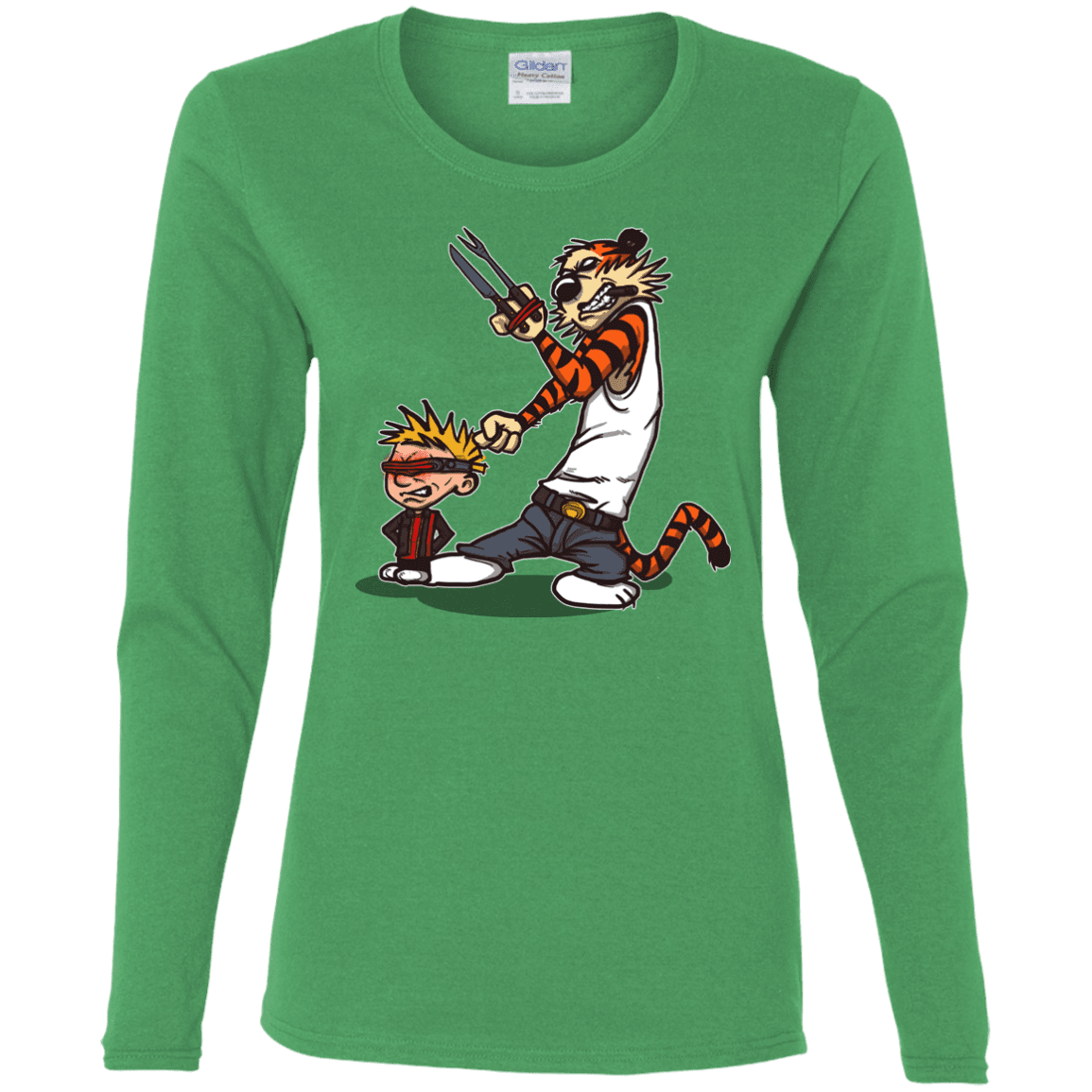 T-Shirts Irish Green / S Superhero Team Women's Long Sleeve T-Shirt