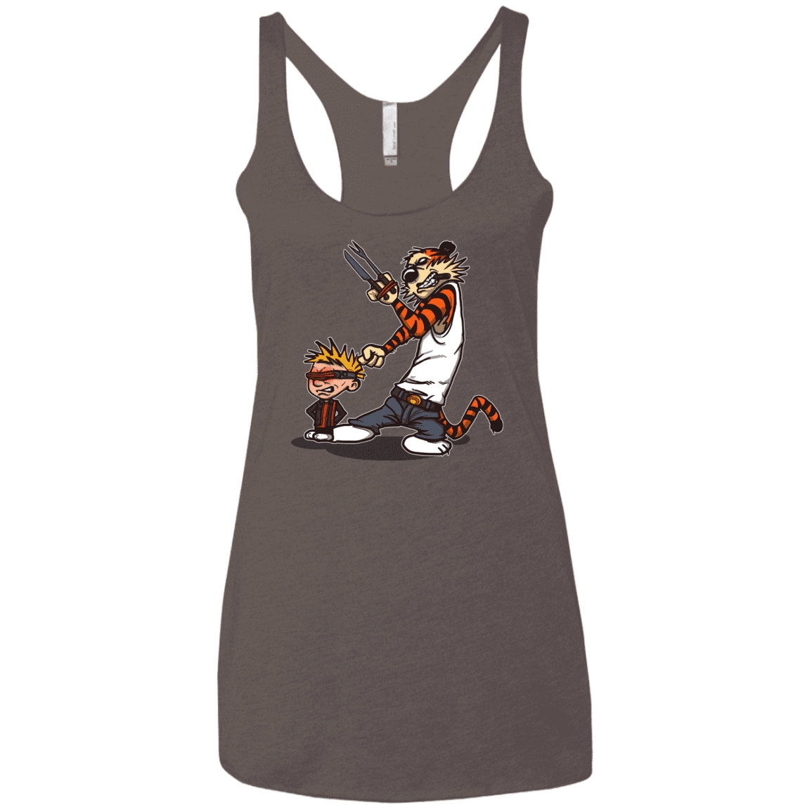 T-Shirts Macchiato / X-Small Superhero Team Women's Triblend Racerback Tank
