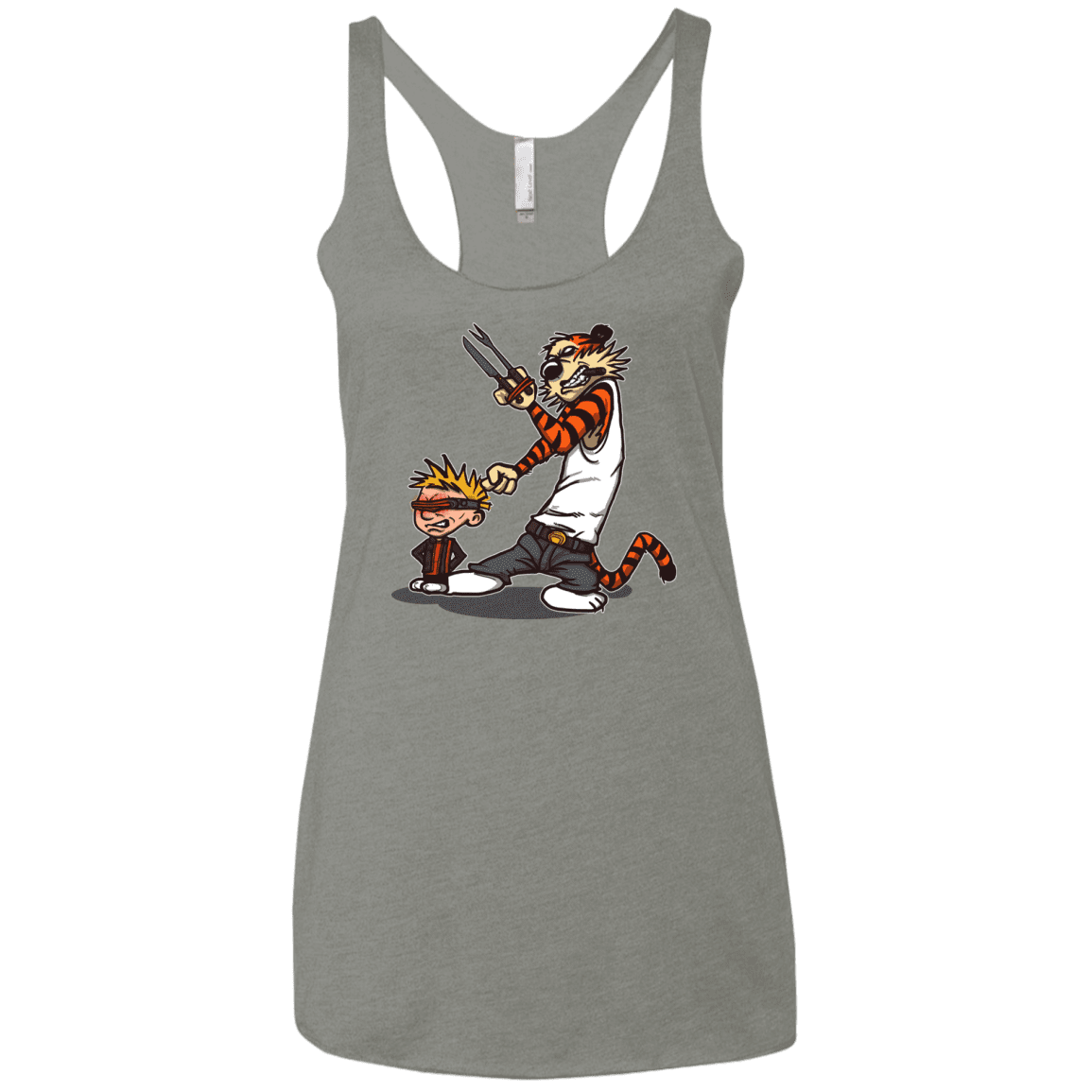T-Shirts Venetian Grey / X-Small Superhero Team Women's Triblend Racerback Tank