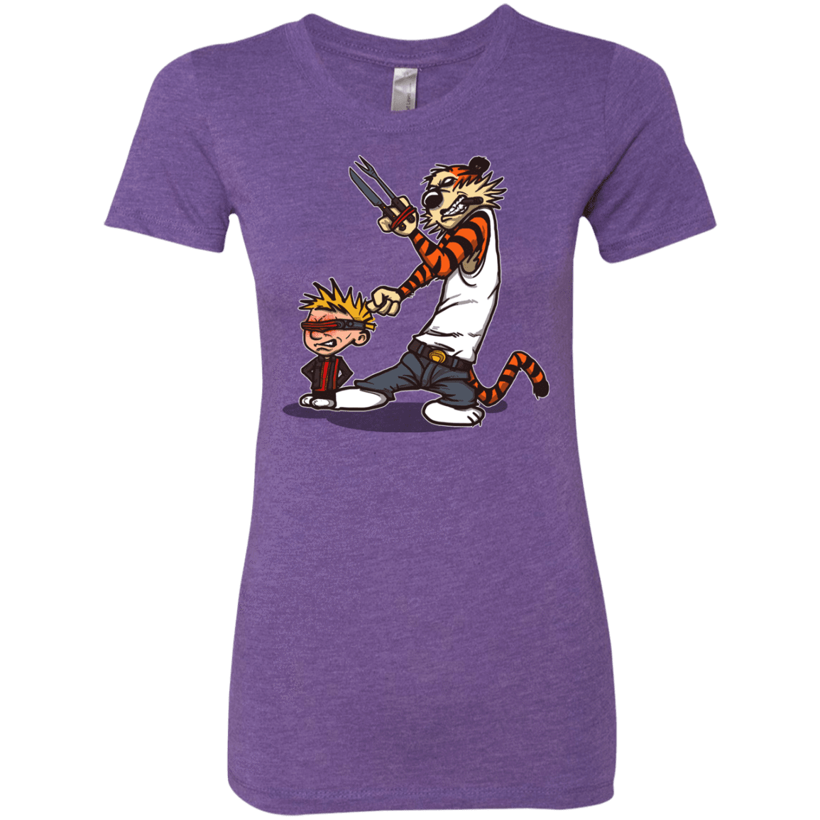 T-Shirts Purple Rush / S Superhero Team Women's Triblend T-Shirt
