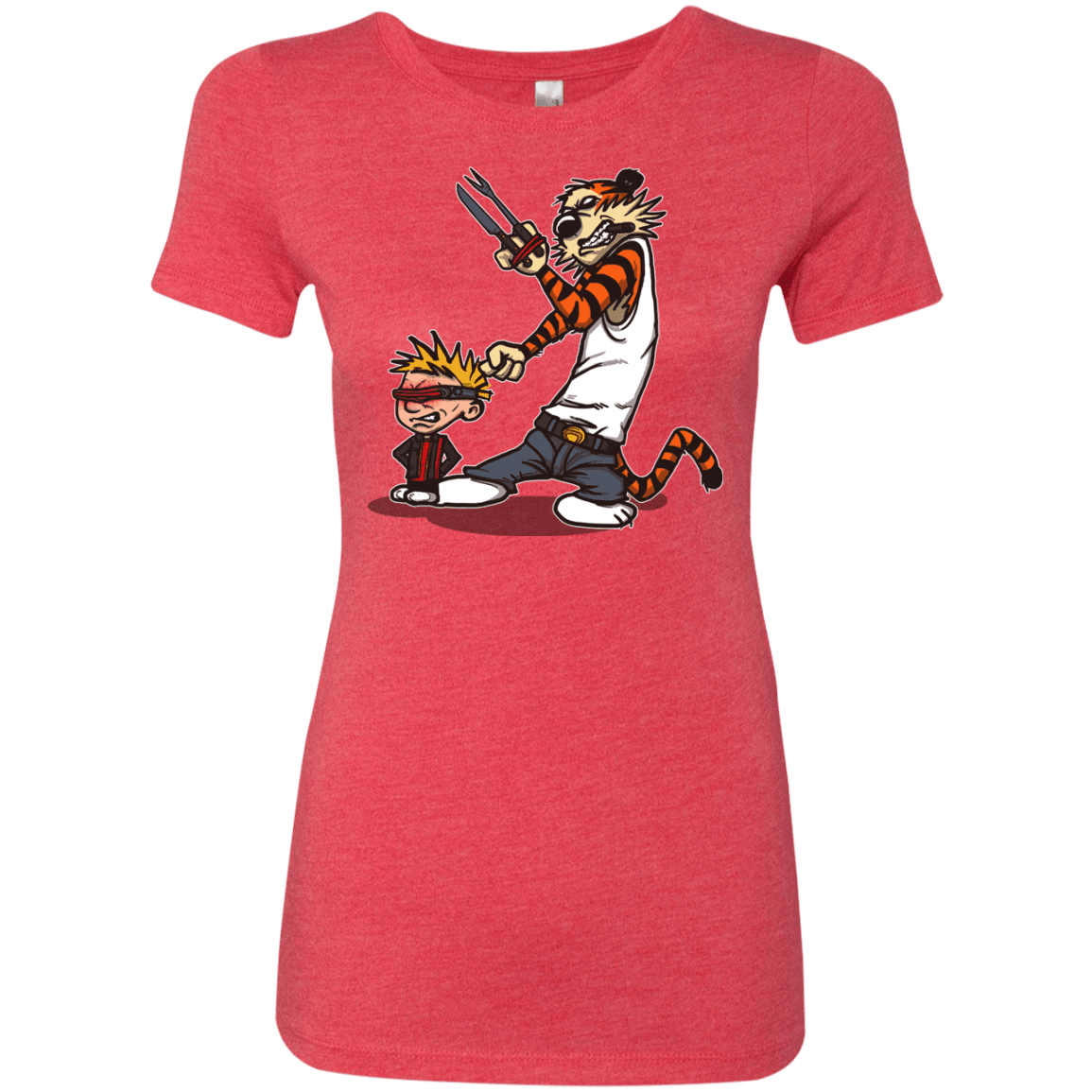 T-Shirts Vintage Red / S Superhero Team Women's Triblend T-Shirt