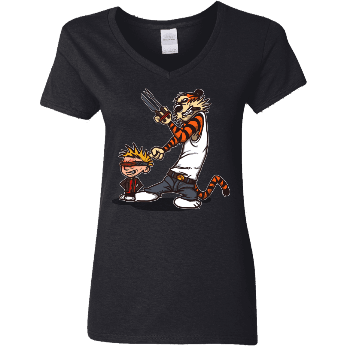 T-Shirts Black / S Superhero Team Women's V-Neck T-Shirt