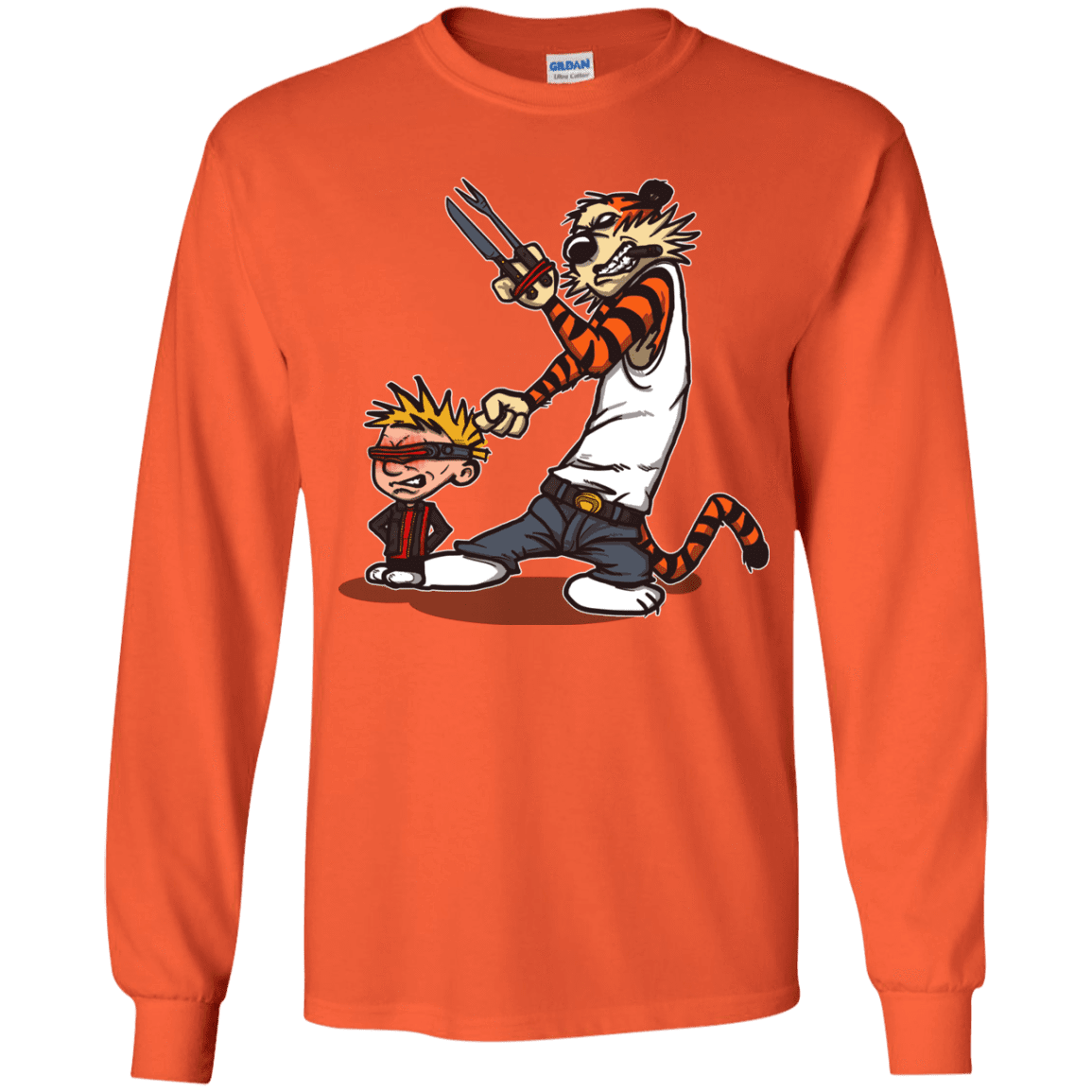 T-Shirts Orange / YS Superhero Team Youth Long Sleeve T-Shirt