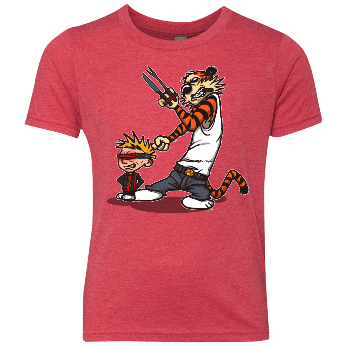 T-Shirts Vintage Red / YXS Superhero Team Youth Triblend T-Shirt