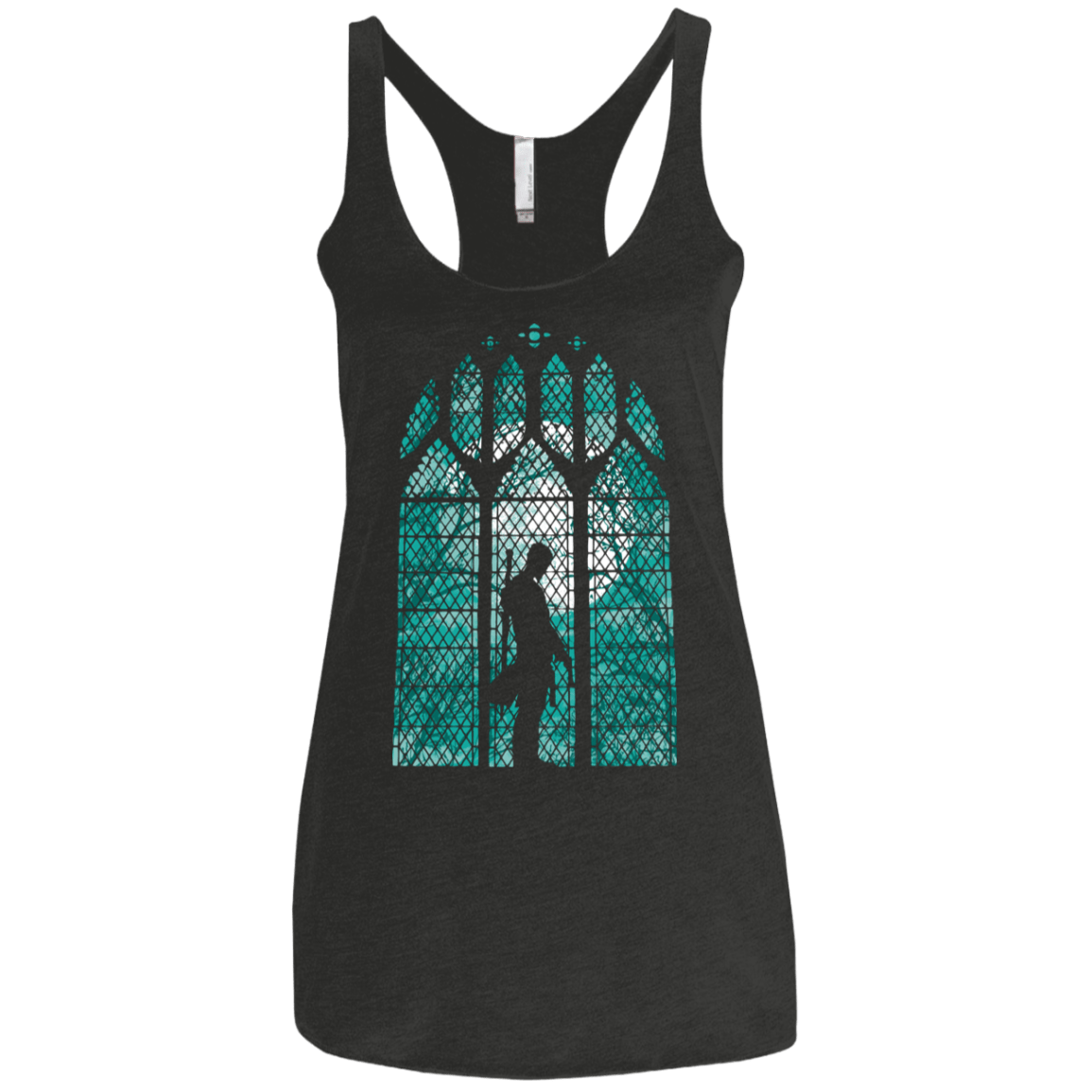 T-Shirts Vintage Black / X-Small Superhuman Women's Triblend Racerback Tank