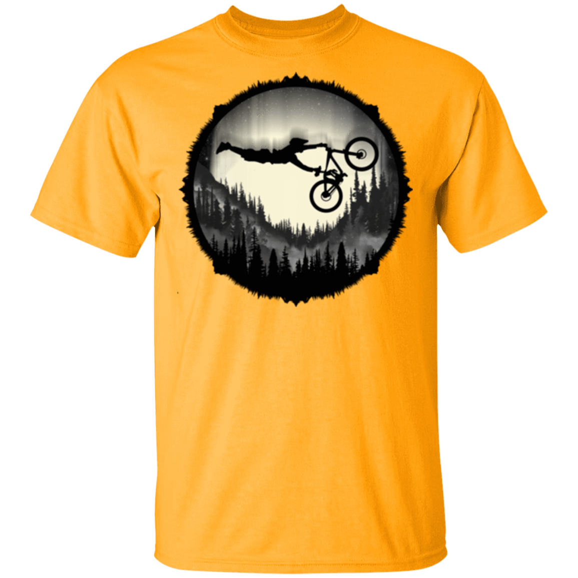 T-Shirts Gold / S Superman Bike Ride T-Shirt