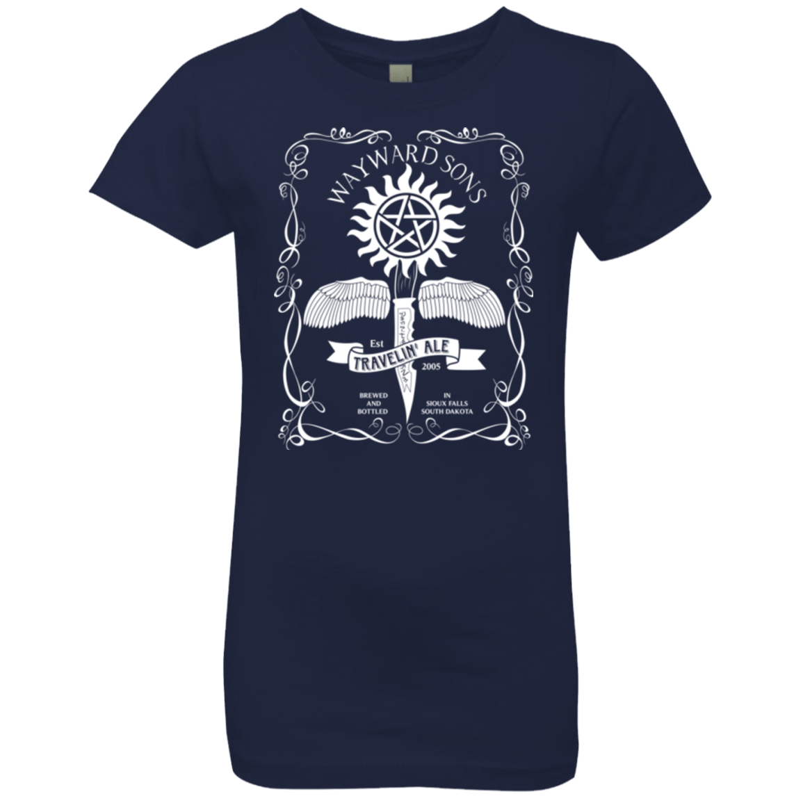 T-Shirts Midnight Navy / YXS Supernatural 3 Girls Premium T-Shirt