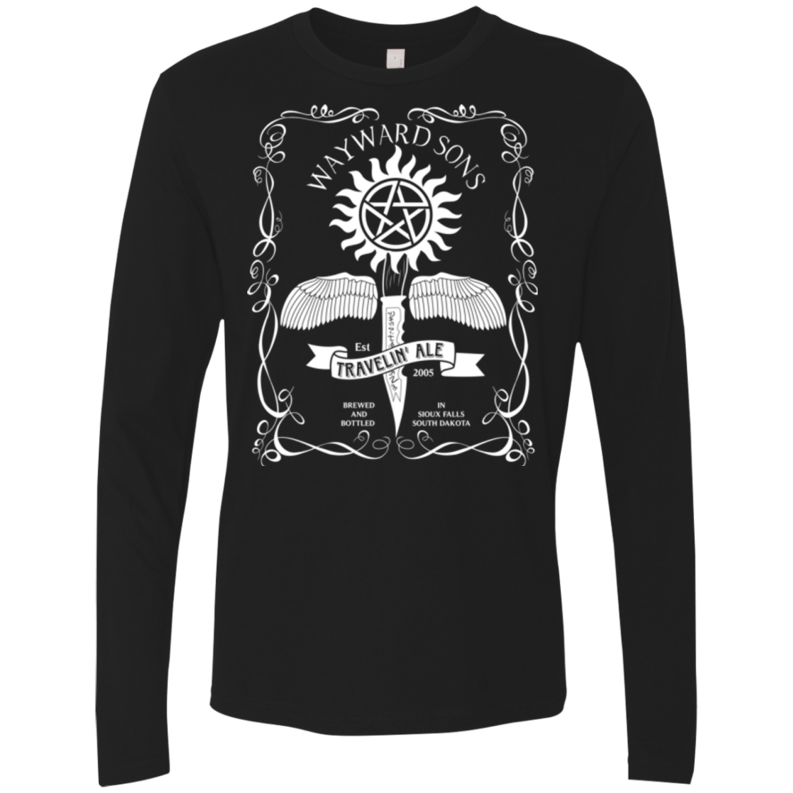 T-Shirts Black / Small Supernatural 3 Men's Premium Long Sleeve