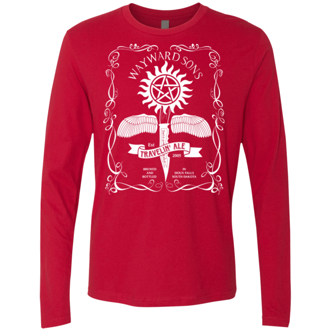 T-Shirts Red / Small Supernatural 3 Men's Premium Long Sleeve