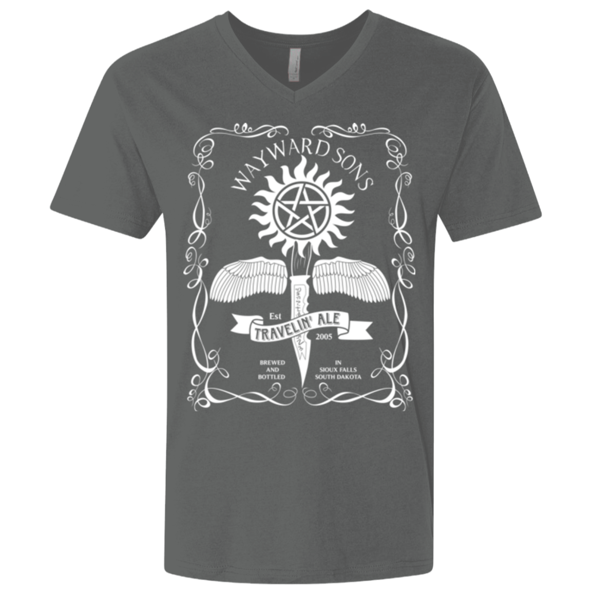 T-Shirts Heavy Metal / X-Small Supernatural 3 Men's Premium V-Neck