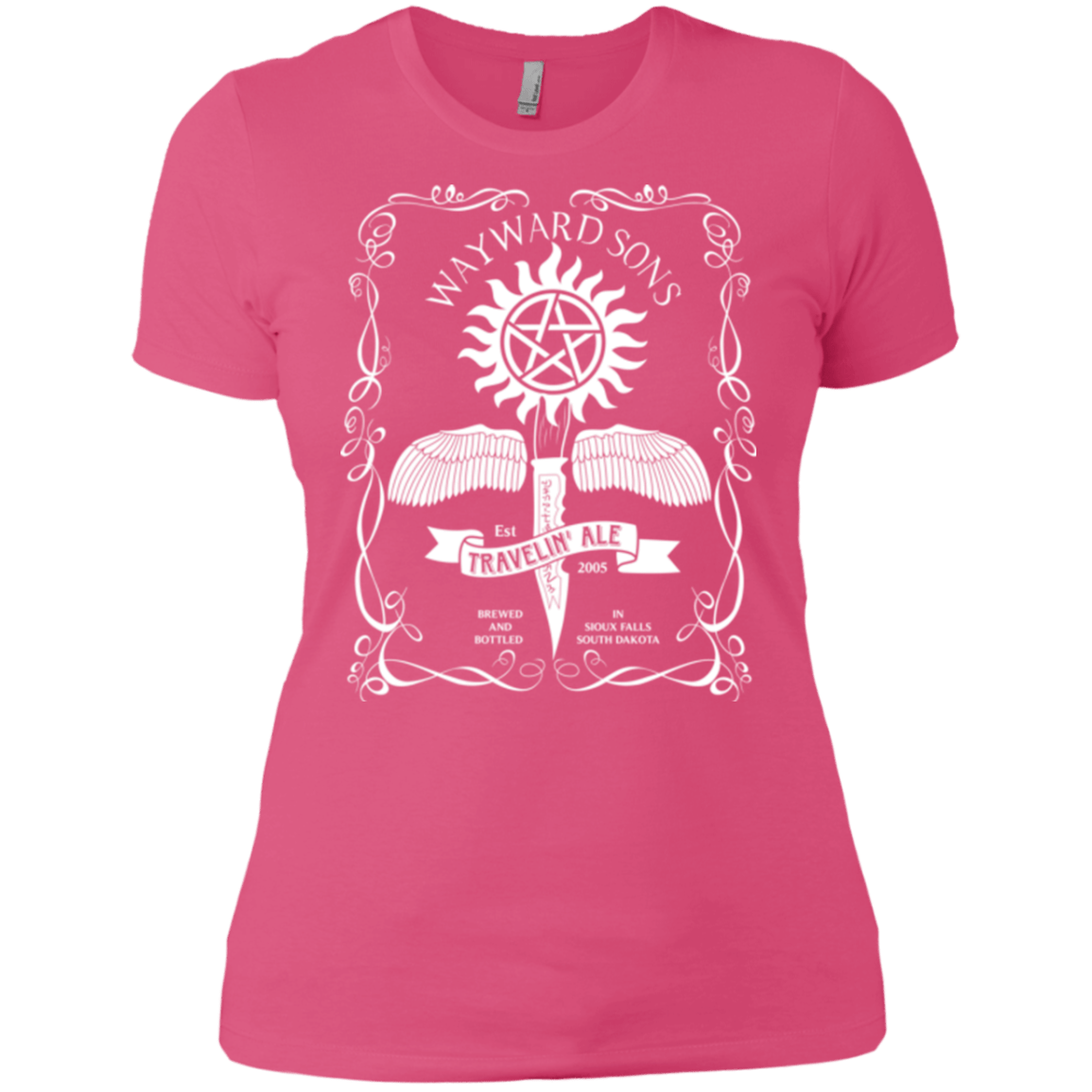 T-Shirts Hot Pink / X-Small Supernatural 3 Women's Premium T-Shirt