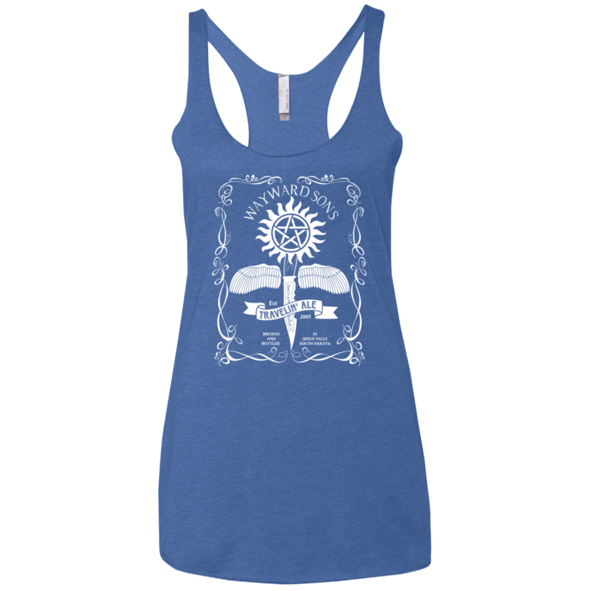 Supernatural 3 Women's Triblend Racerback Tank