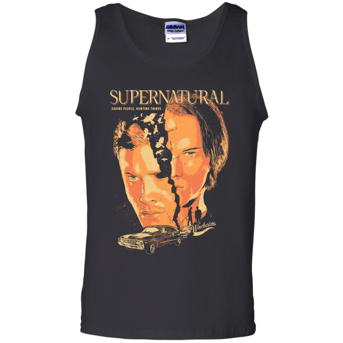 T-Shirts Black / S Supernatural Men's Tank Top