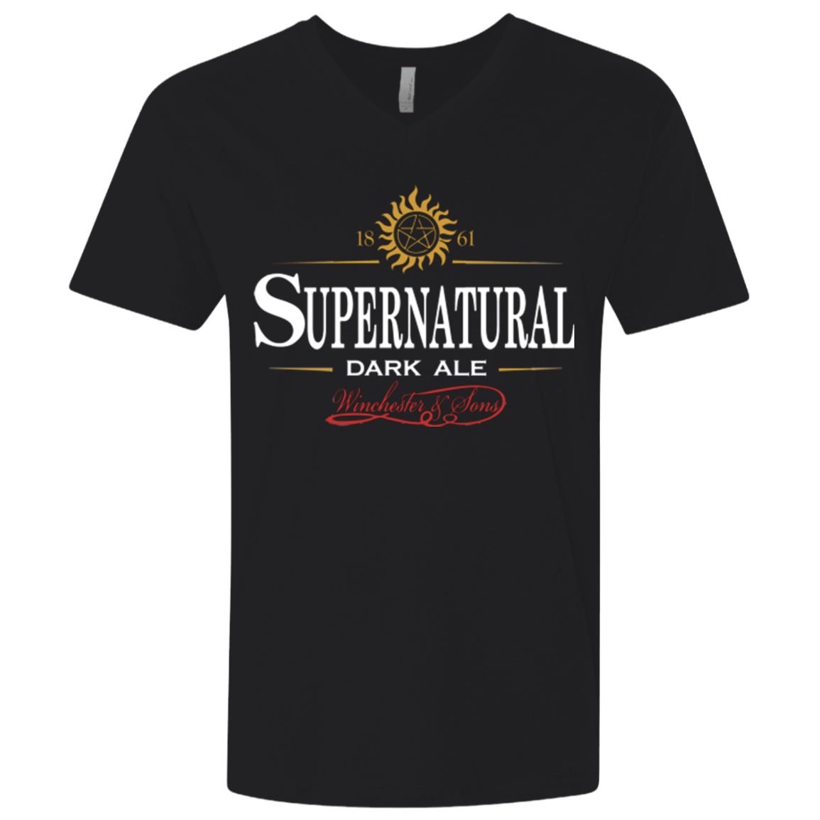 T-Shirts Black / X-Small Supernatural Stout Men's Premium V-Neck