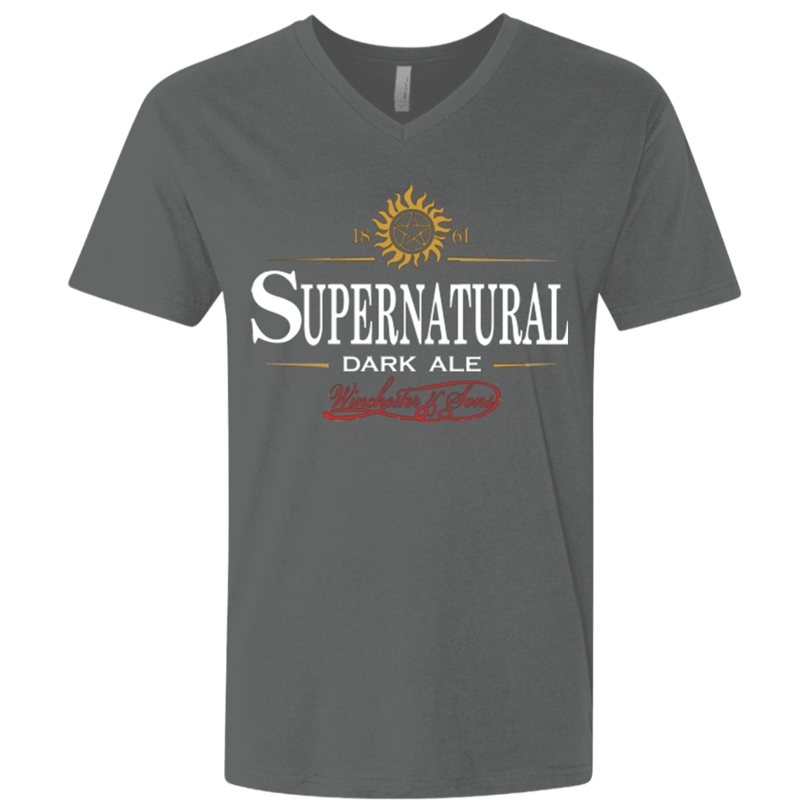 T-Shirts Heavy Metal / X-Small Supernatural Stout Men's Premium V-Neck