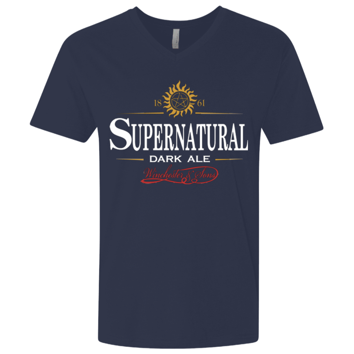 T-Shirts Midnight Navy / X-Small Supernatural Stout Men's Premium V-Neck