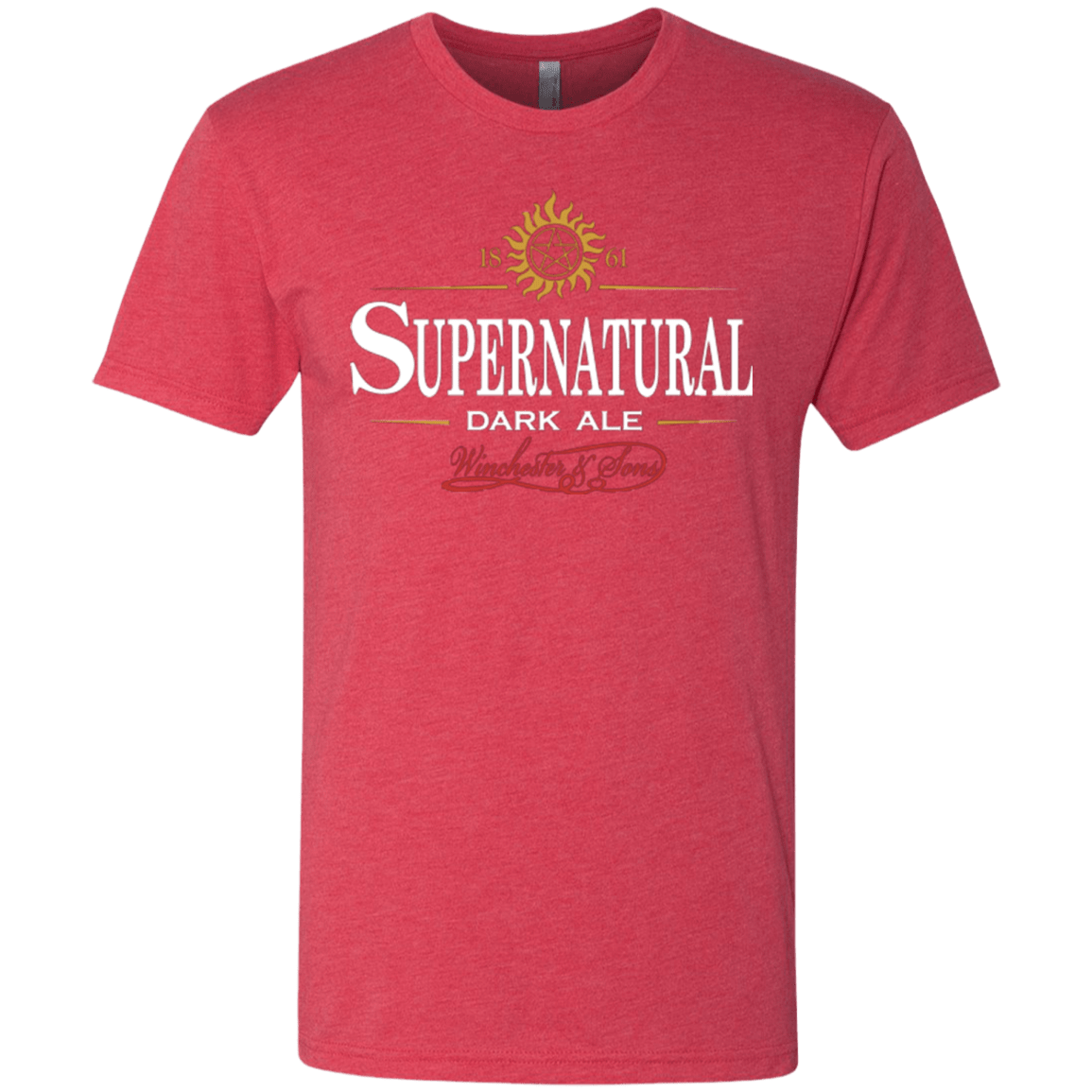 T-Shirts Vintage Red / Small Supernatural Stout Men's Triblend T-Shirt