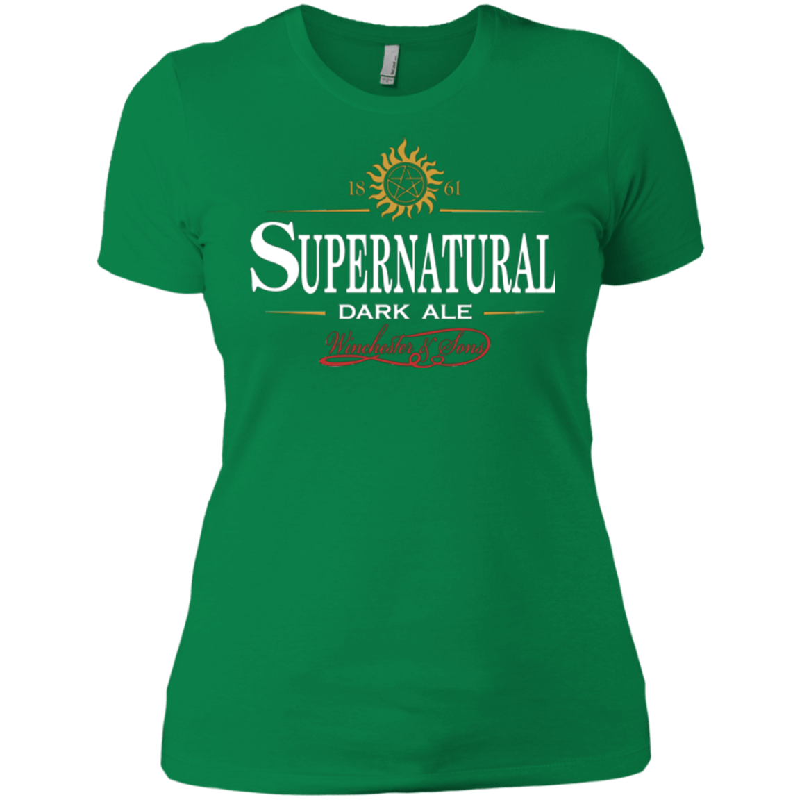 T-Shirts Kelly Green / X-Small Supernatural Stout Women's Premium T-Shirt