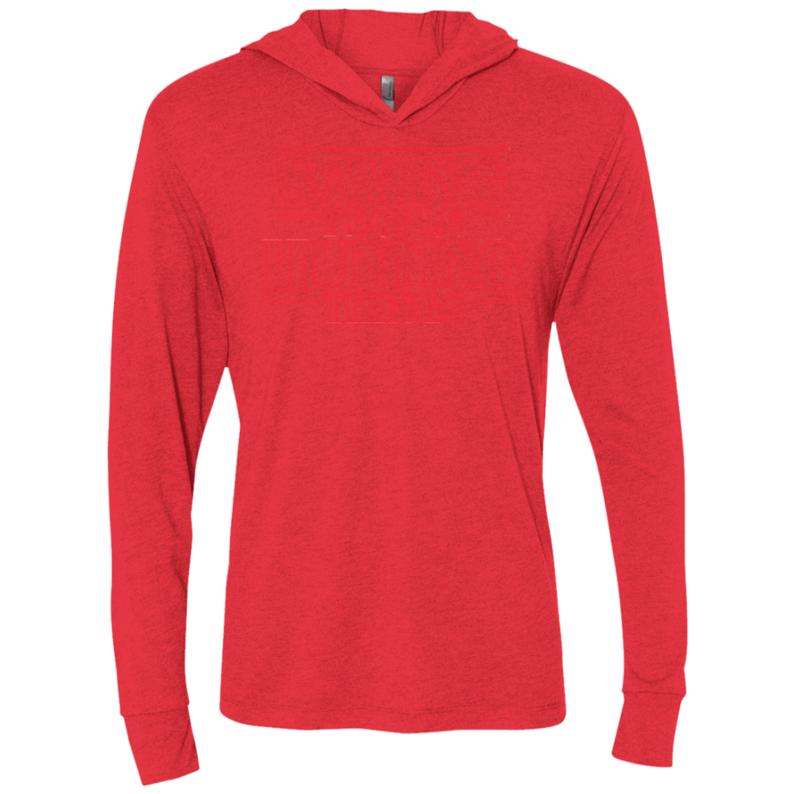 T-Shirts Vintage Red / X-Small Supernatural Things Triblend Long Sleeve Hoodie Tee