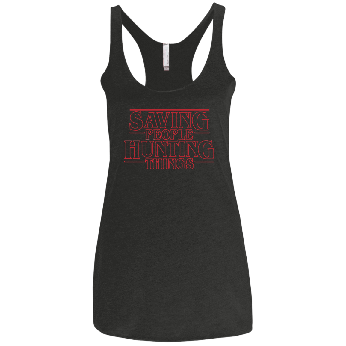 T-Shirts Vintage Black / X-Small Supernatural Things Women's Triblend Racerback Tank