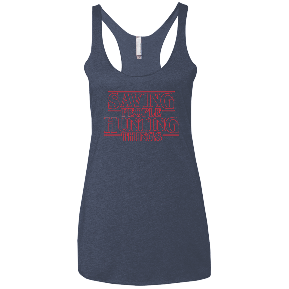 T-Shirts Vintage Navy / X-Small Supernatural Things Women's Triblend Racerback Tank