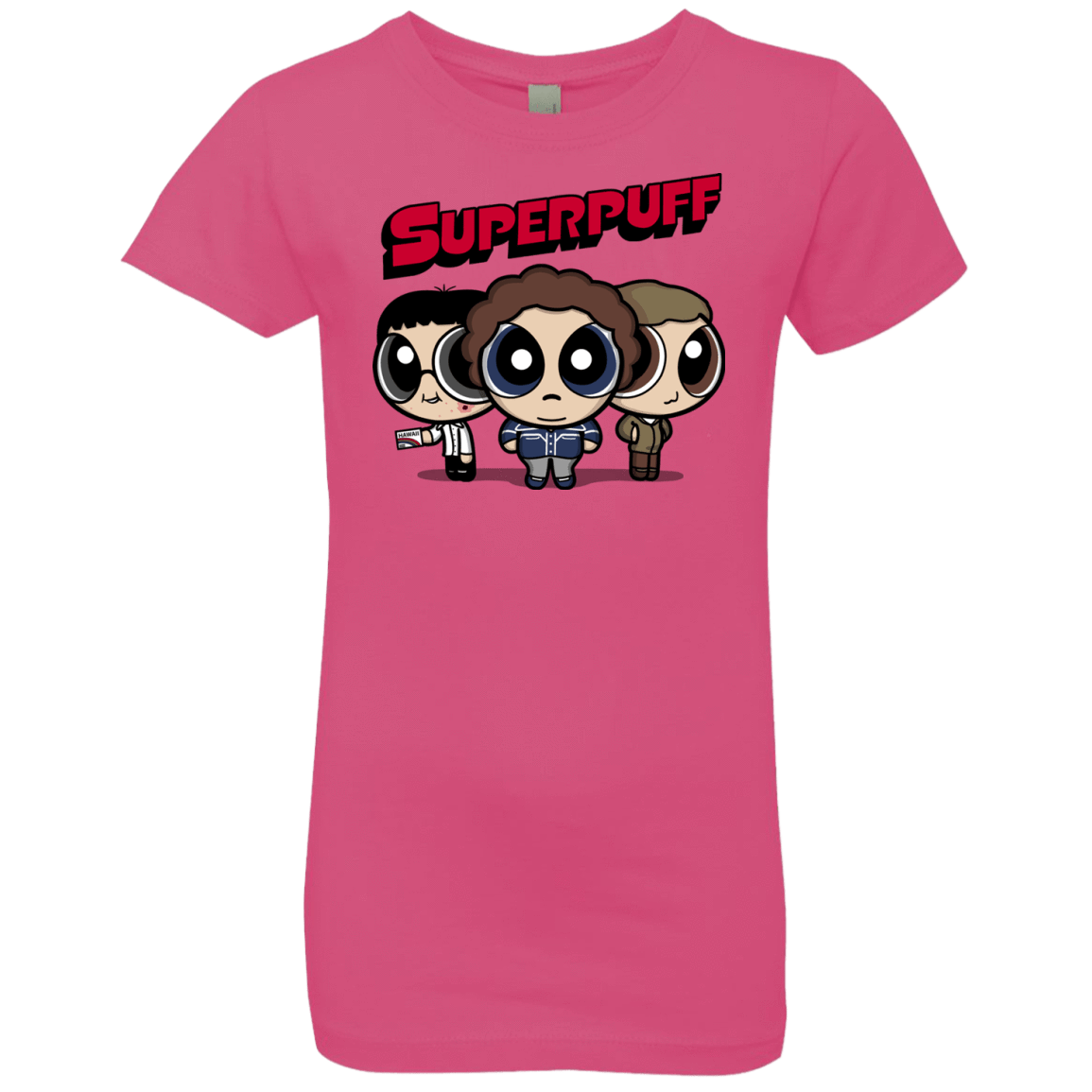 T-Shirts Hot Pink / YXS Superpuff Girls Premium T-Shirt