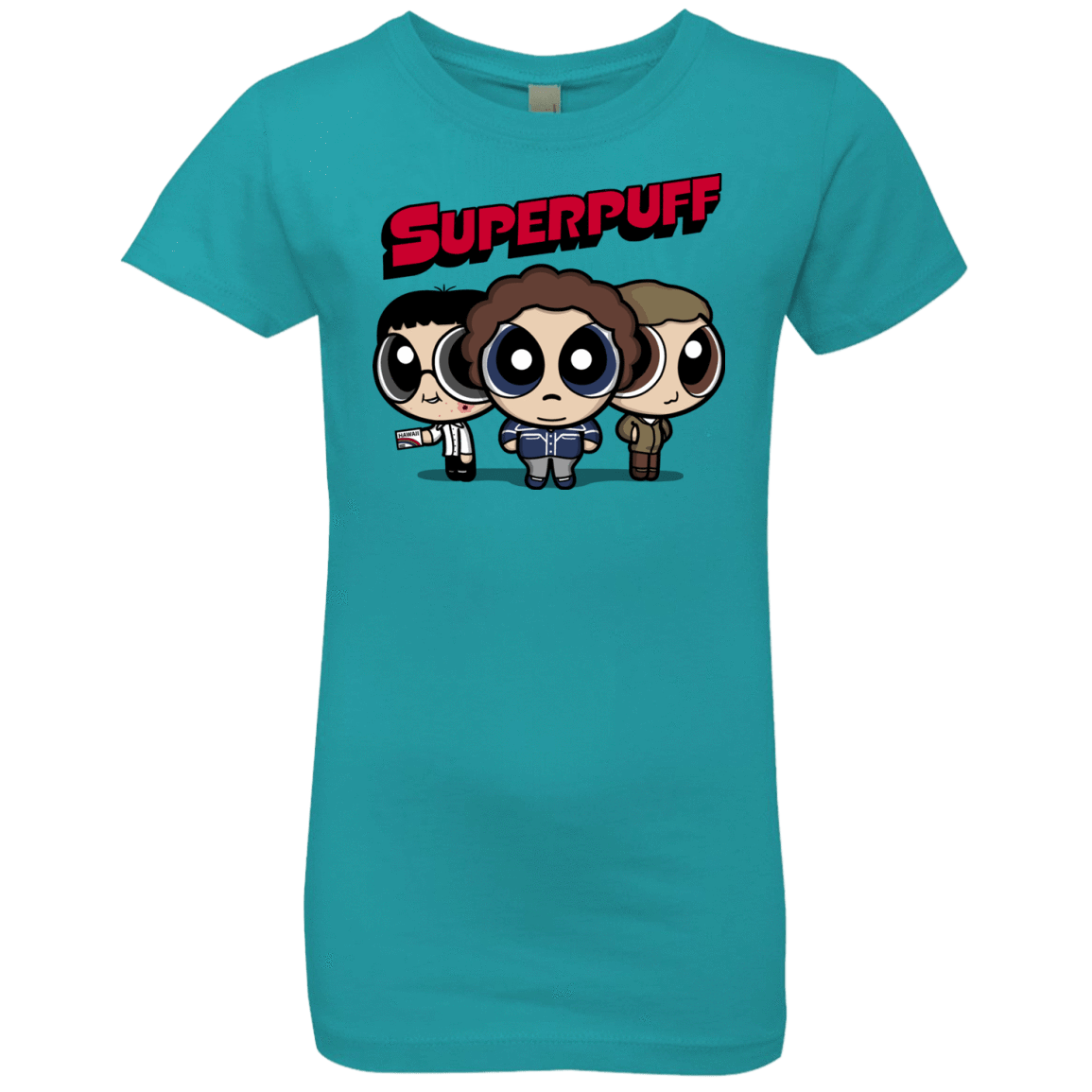T-Shirts Tahiti Blue / YXS Superpuff Girls Premium T-Shirt