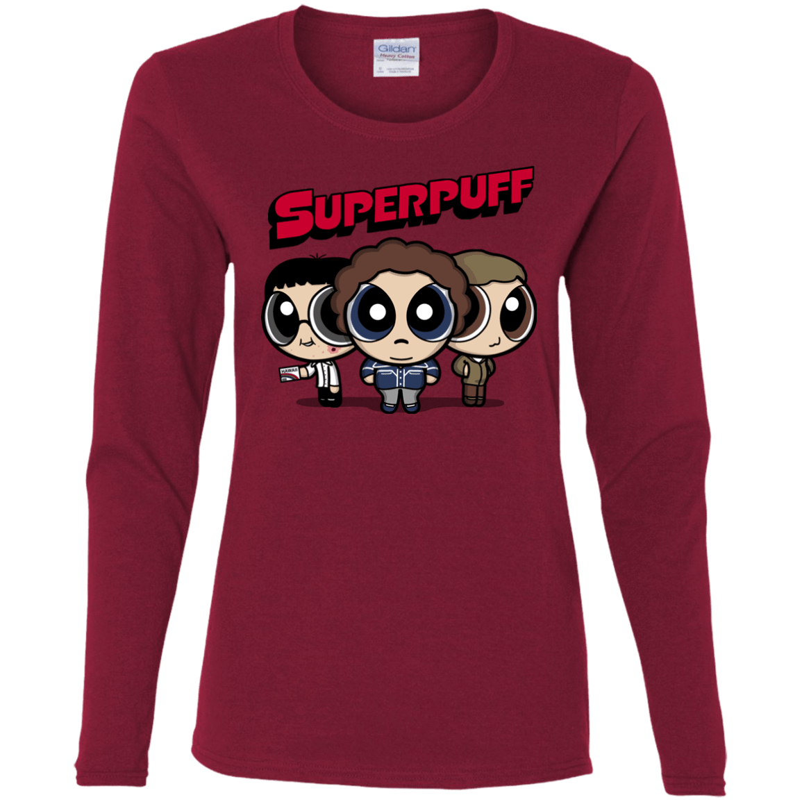 T-Shirts Cardinal / S Superpuff Women's Long Sleeve T-Shirt