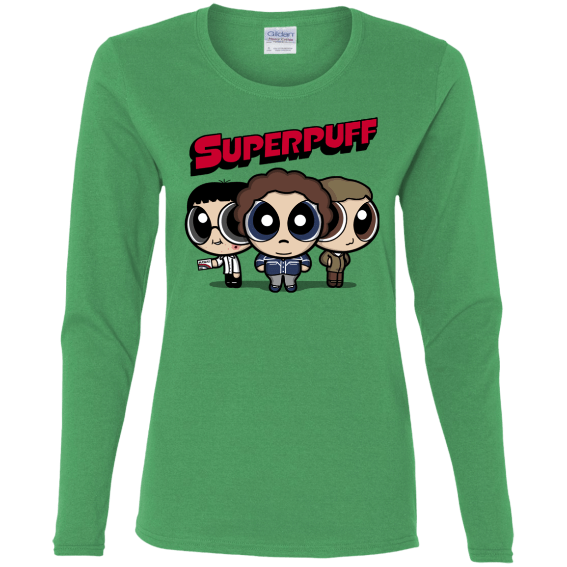 T-Shirts Irish Green / S Superpuff Women's Long Sleeve T-Shirt