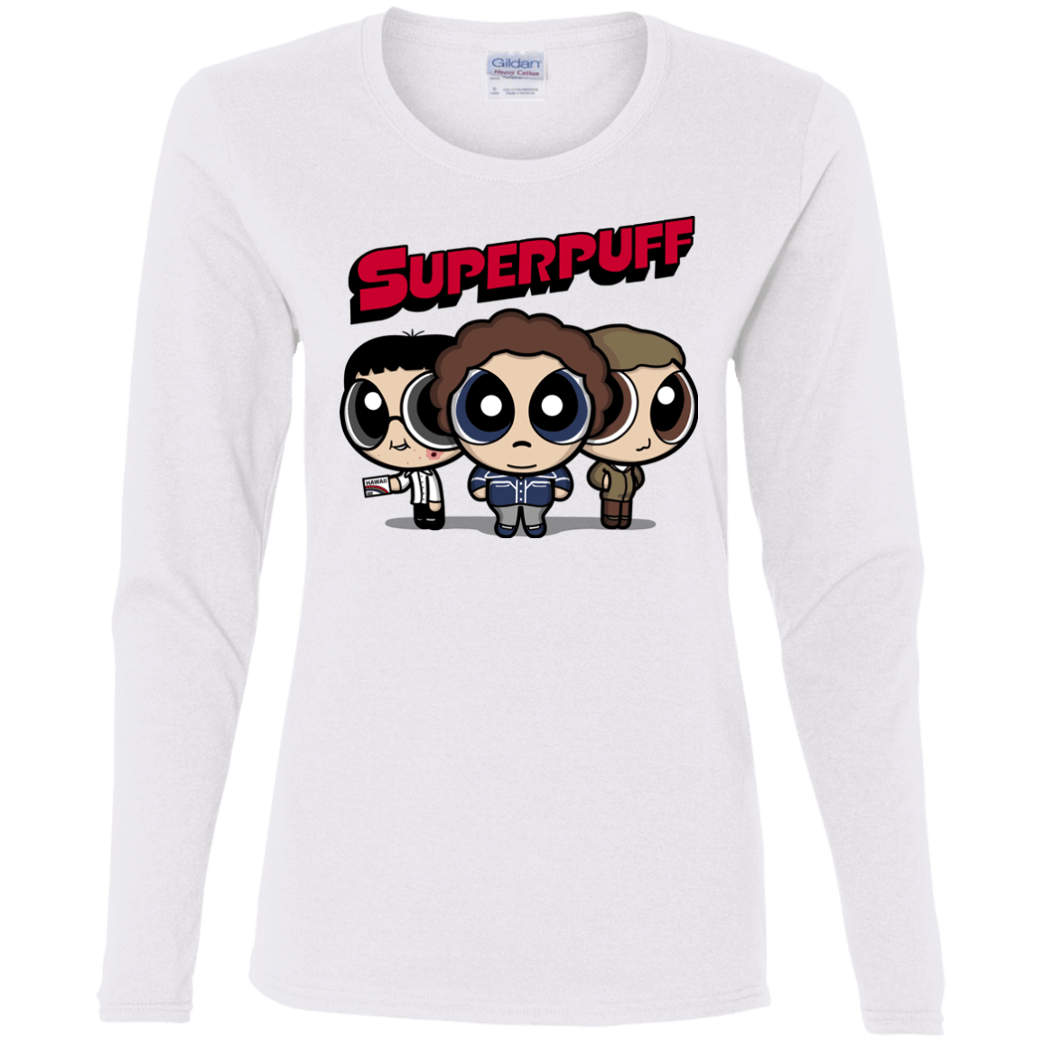 T-Shirts White / S Superpuff Women's Long Sleeve T-Shirt