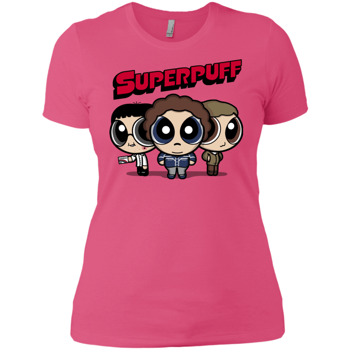T-Shirts Hot Pink / X-Small Superpuff Women's Premium T-Shirt