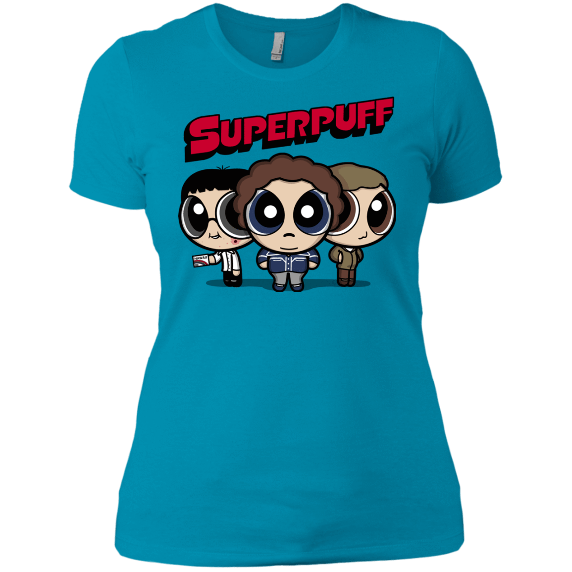 T-Shirts Turquoise / X-Small Superpuff Women's Premium T-Shirt