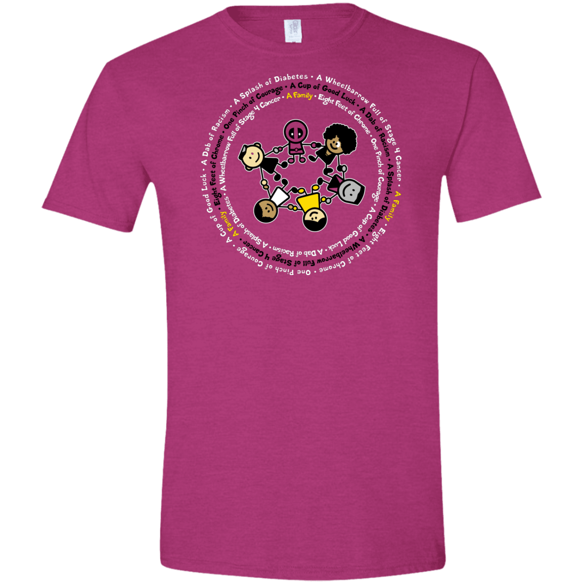 Support Family Men's Semi-Fitted Softstyle