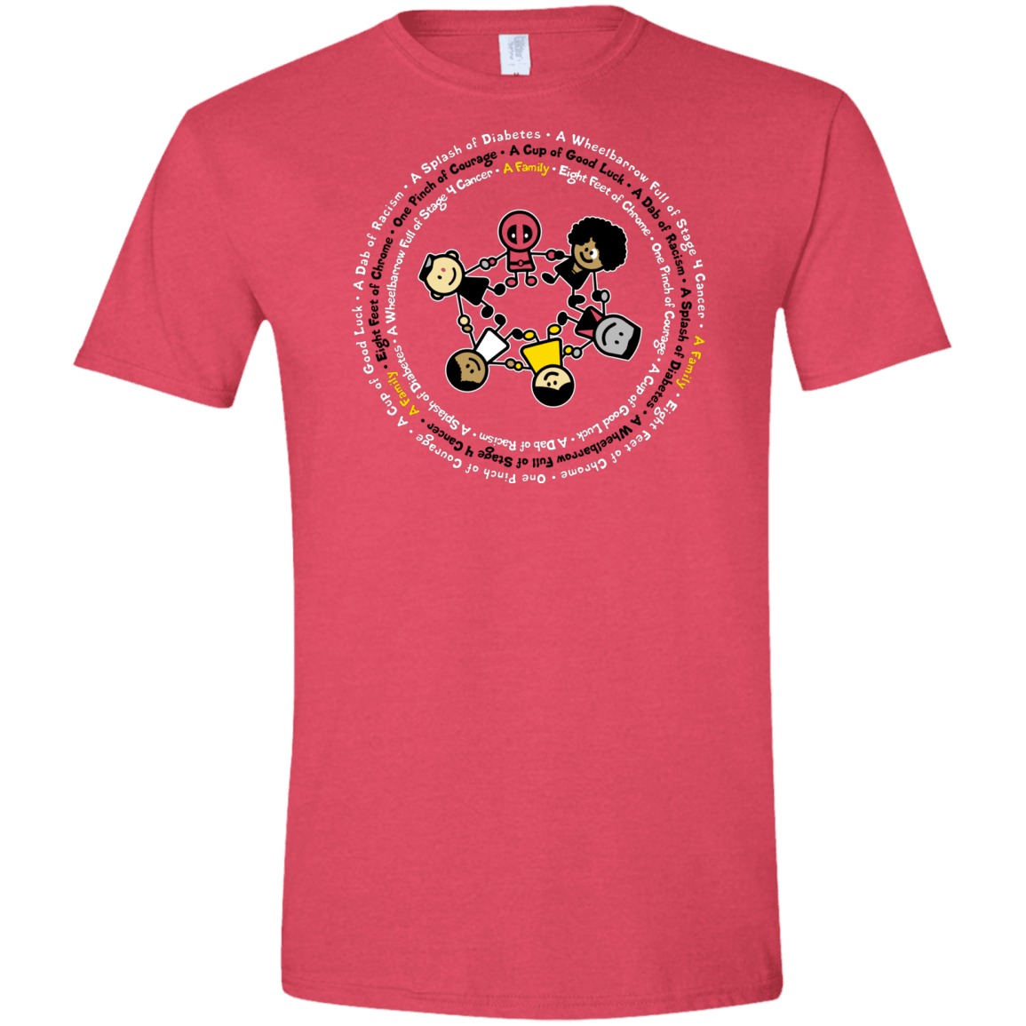 Support Family Men's Semi-Fitted Softstyle